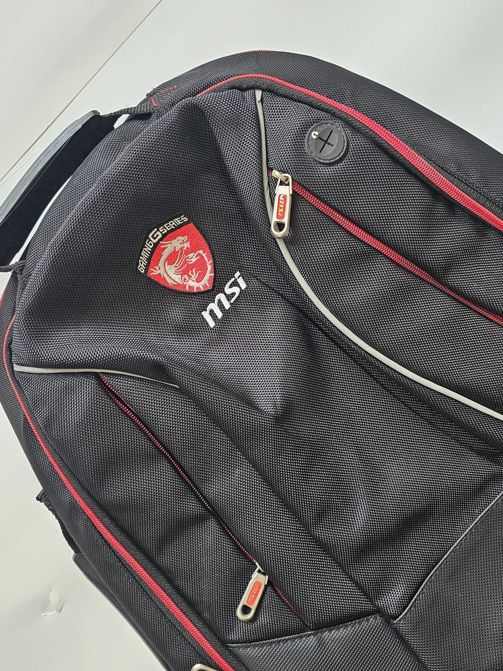 MSI Black and Red Gaming Backpack
